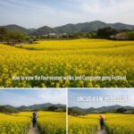 장성 황룡강 생태공원 사계절 산책 및 노란 꽃 잔치 관람 방법