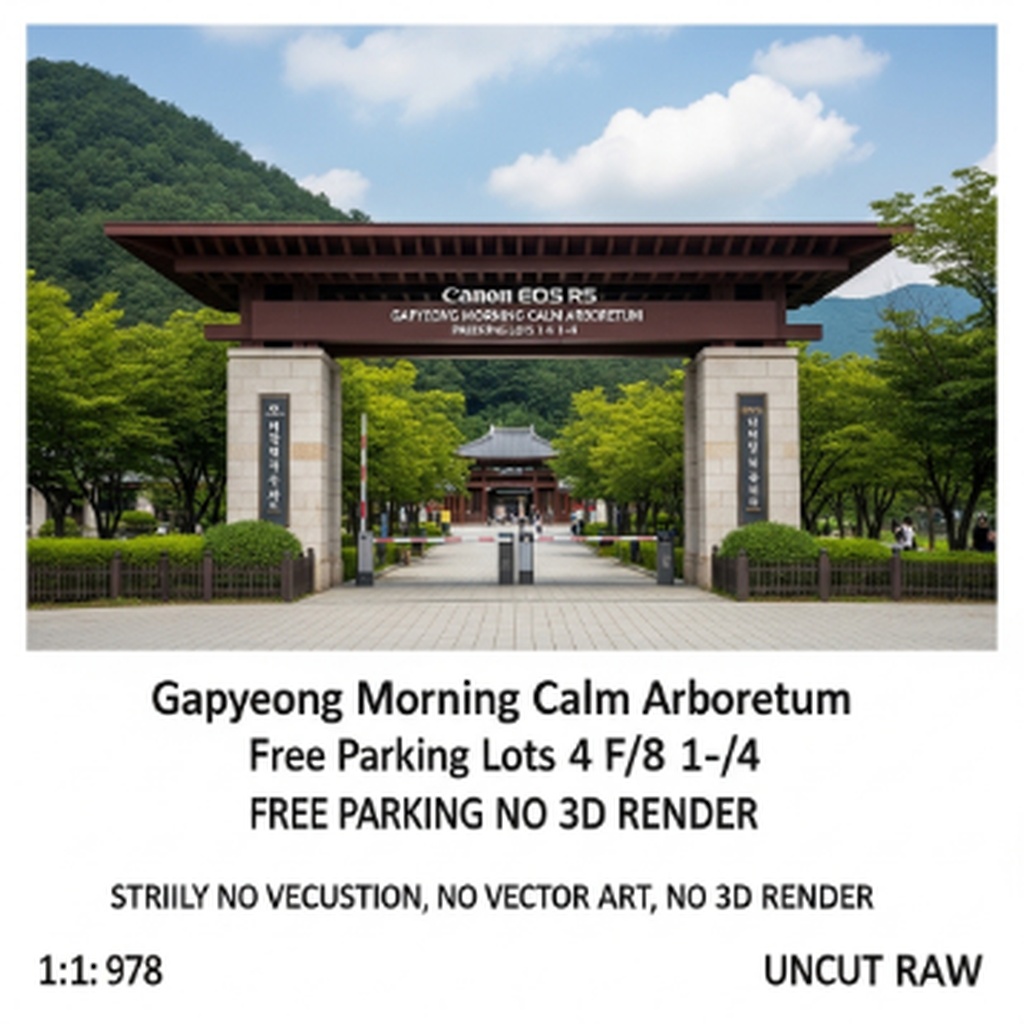 가평 아침고요수목원 제1~4주차장 위치 및 무료 주차 안내