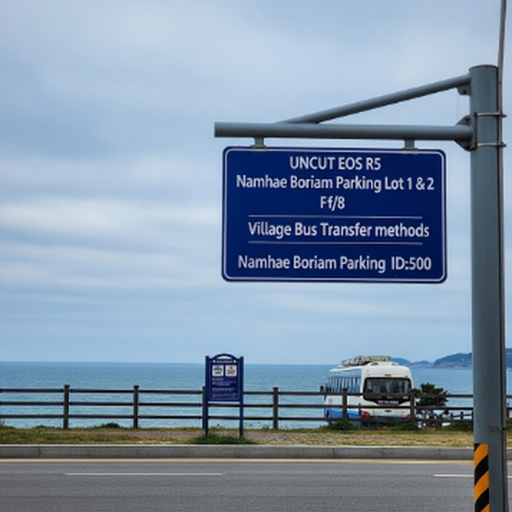 남해 보리암 제1, 2주차장 요금 및 마을버스 환승 방법