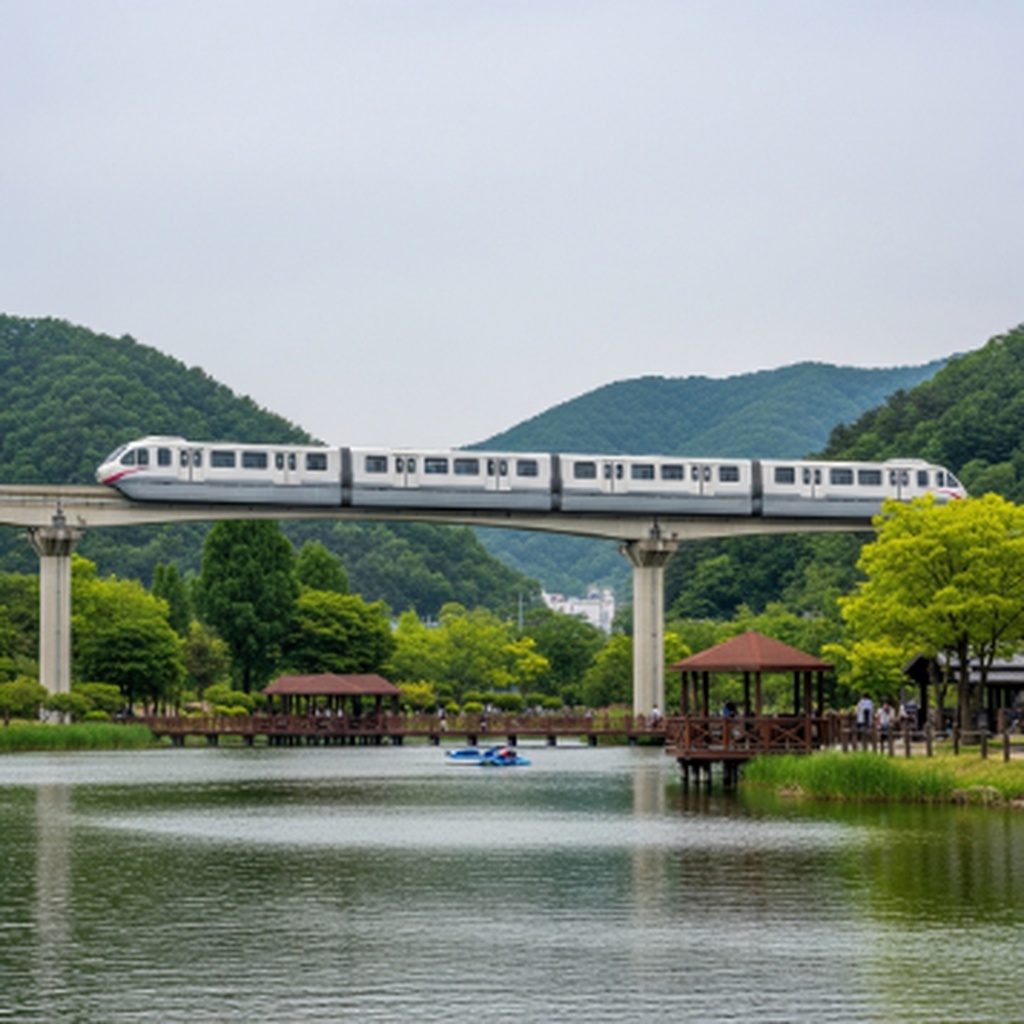 포천 아트밸리 천주호 절경 및 모노레일 탑승권 이용 방법