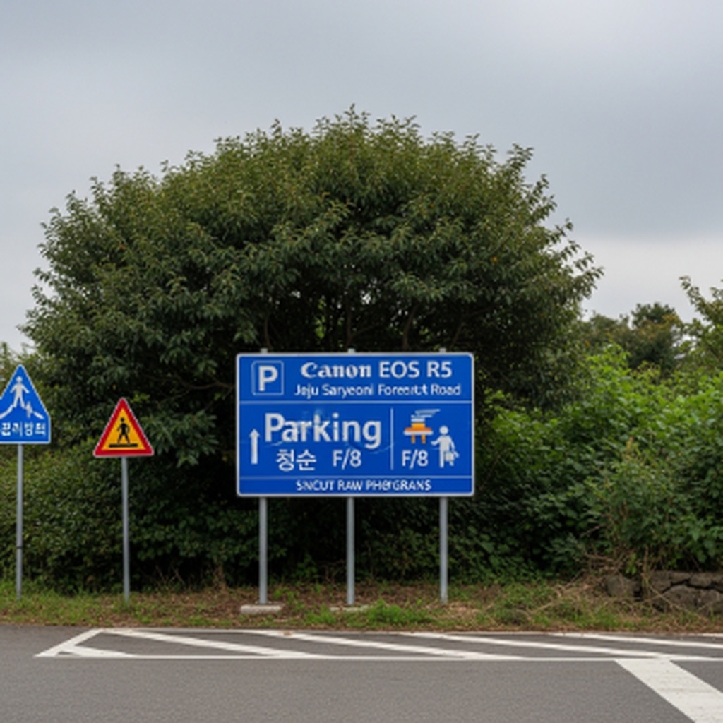제주 사려니숲길 갓길 주차 단속 구간 및 전용 주차장 위치