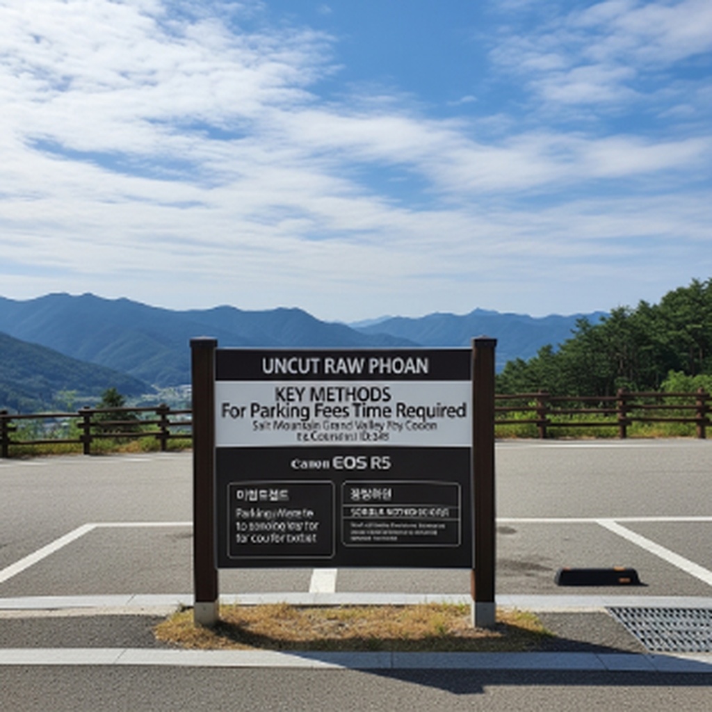 원주 소금산 그랜드밸리 주차장 요금과 코스별 소요 시간 핵심 방법