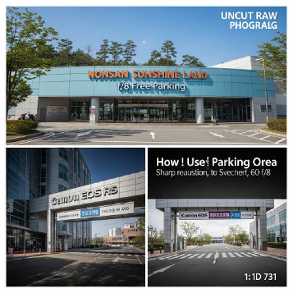 논산 선샤인랜드 주차장 위치 및 무료 주차 구역 이용 방법