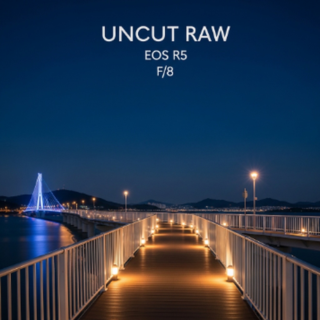 창원 저도 콰이강의 다리 스카이워크 야경 및 바다 전망 산책