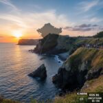 진도 세방낙조 전망대 한반도 지형 낙조 및 일몰 명소 산책 코스