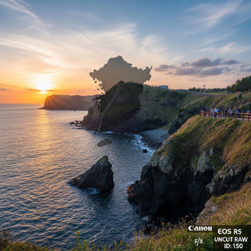 진도 세방낙조 전망대 한반도 지형 낙조 및 일몰 명소 산책 코스