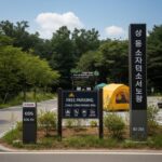 대전 상소동 산림욕장 입구 앞 무료 주차장 및 캠핑장 주차 정보