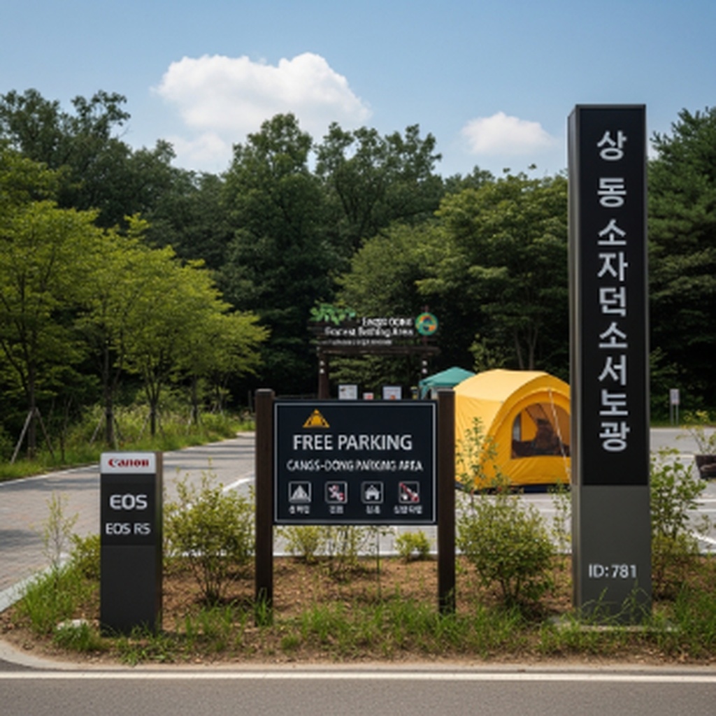 대전 상소동 산림욕장 입구 앞 무료 주차장 및 캠핑장 주차 정보