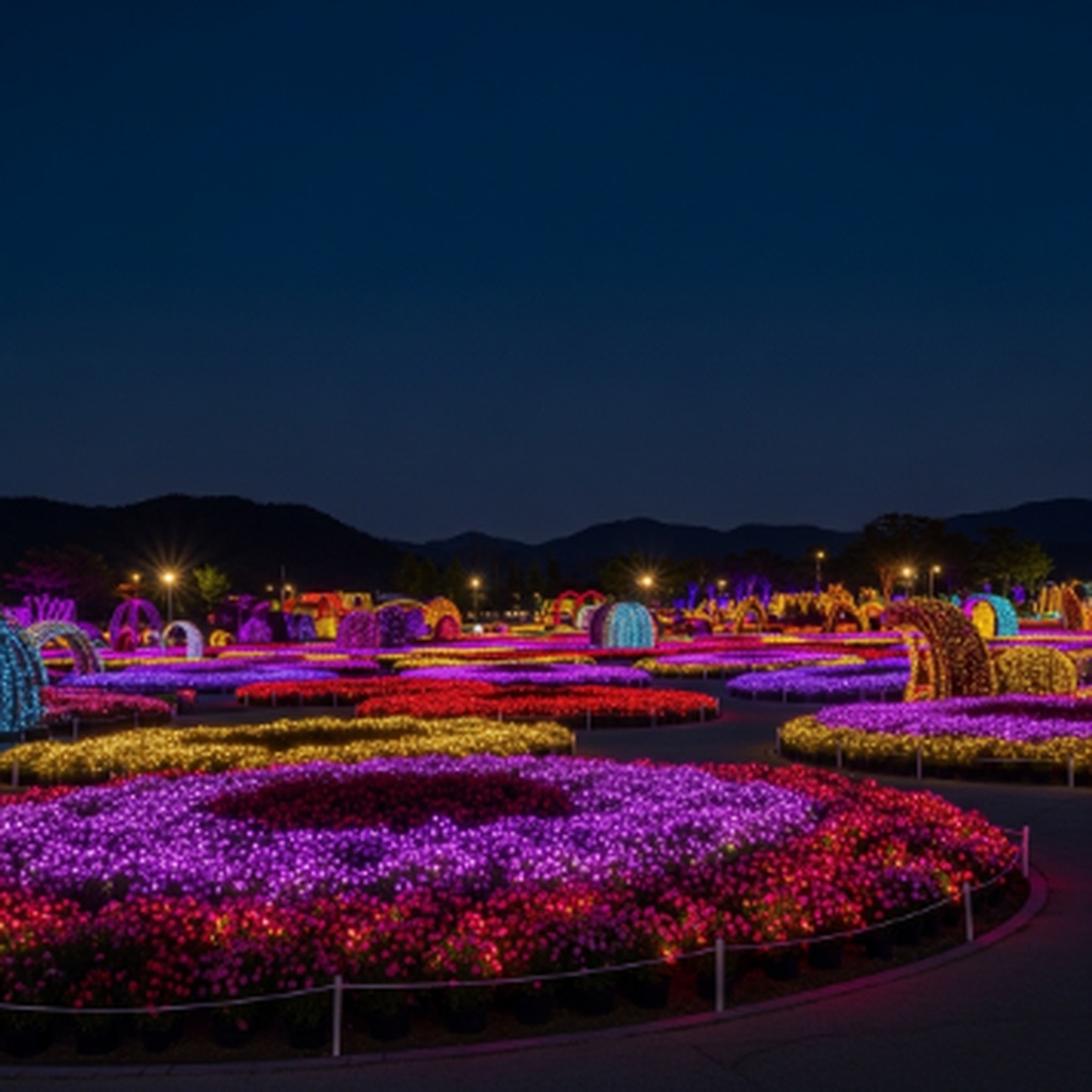 경북 청도 프로방스 포토존 투어 및 빛 축제 야간 개장 시간