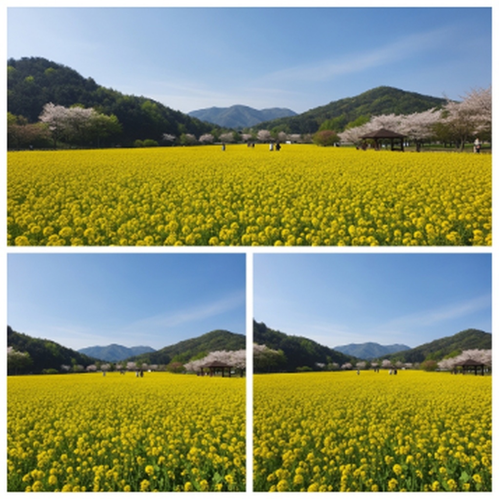 장성 황룡강 생태공원 사계절 산책 및 노란 꽃 잔치 관람 방법