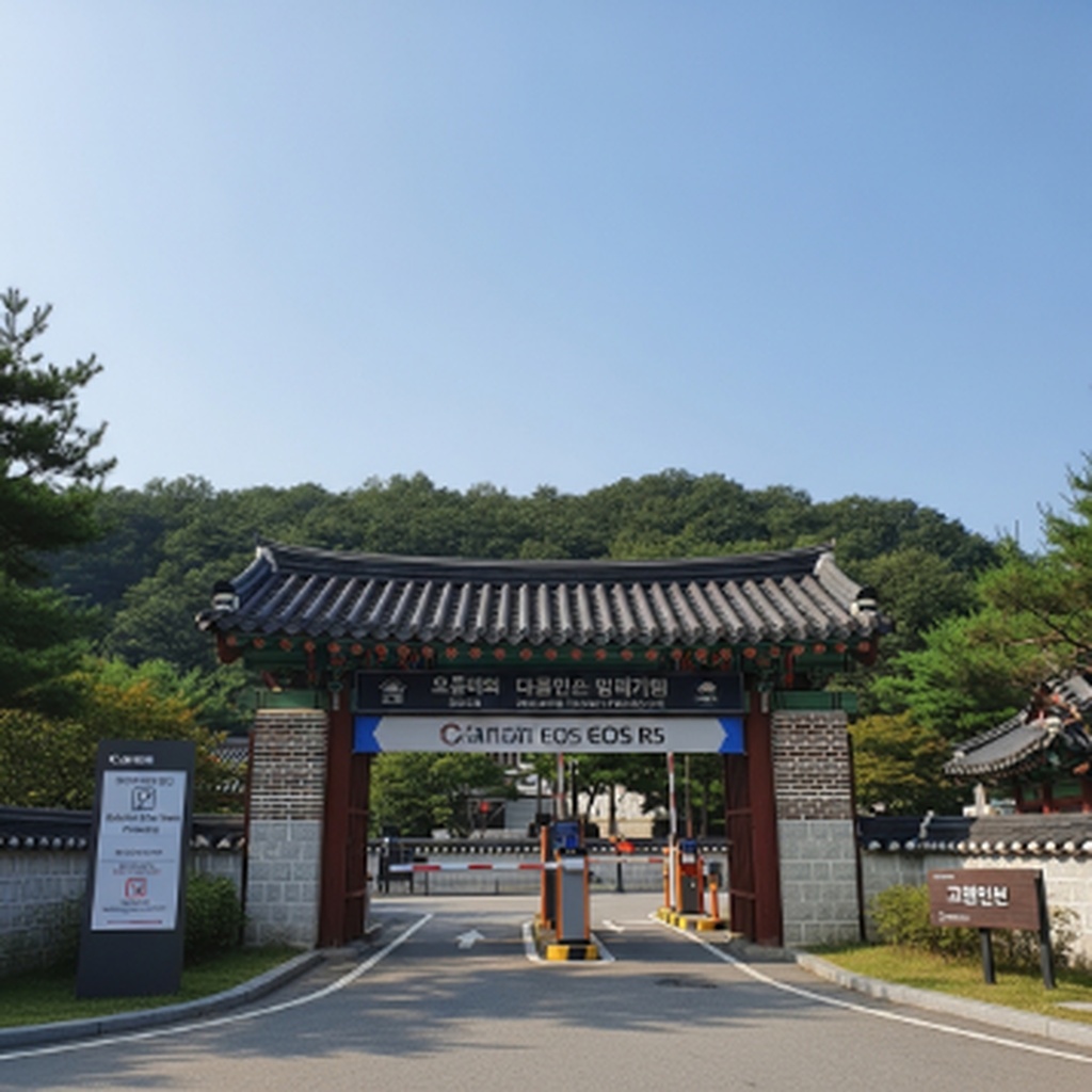 경북 고령 대가야역사테마관광지 내 전용 무료 주차장 위치 안내