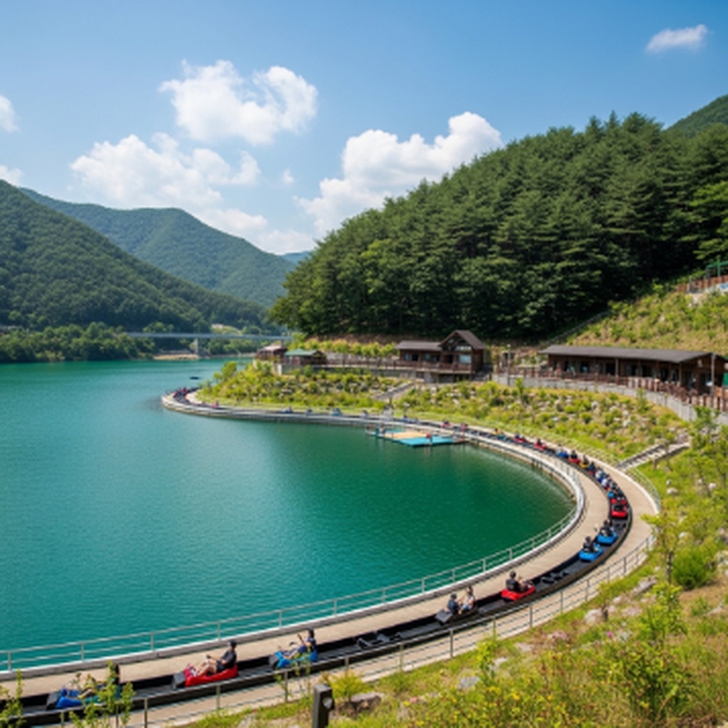 동해 무릉별유천지 루지 체험 및 에메랄드빛 호수 뷰 감상법