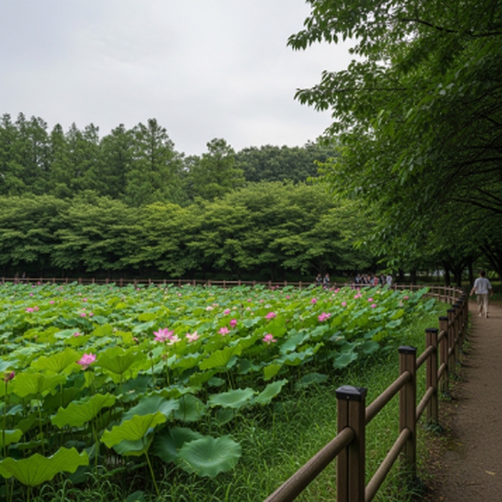 함양 상림공원 연꽃 단지 산책 및 천년의 숲 힐링 코스
