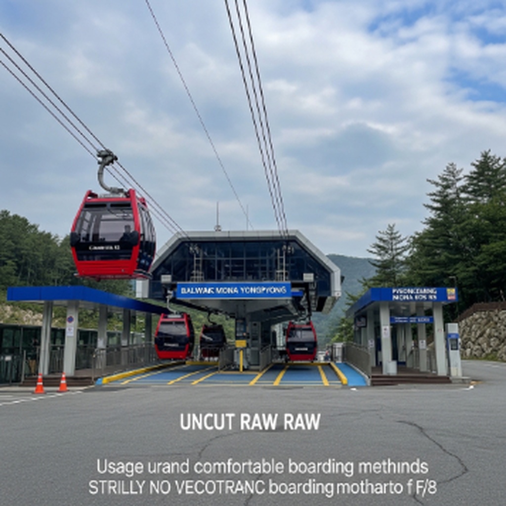 평창 발왕산 모나용평 리조트 케이블카 주차장 이용과 편안한 탑승 방법