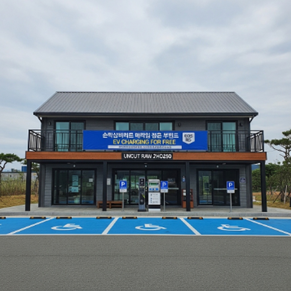 제주 비자림 주차장 현황 및 전기차 충전소 무료 이용 방법