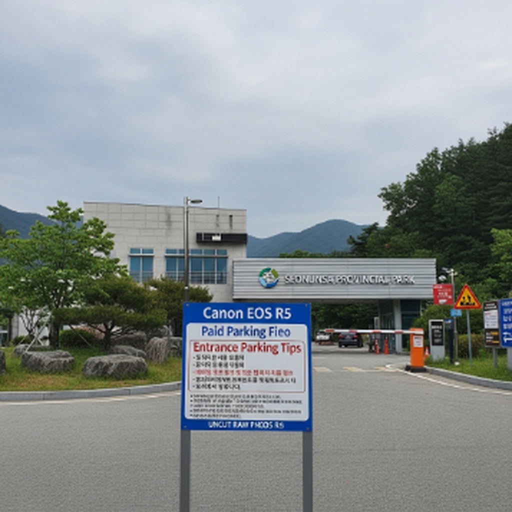 고창 선운사 도립공원 유료 주차장 요금 및 입구 주차 팁