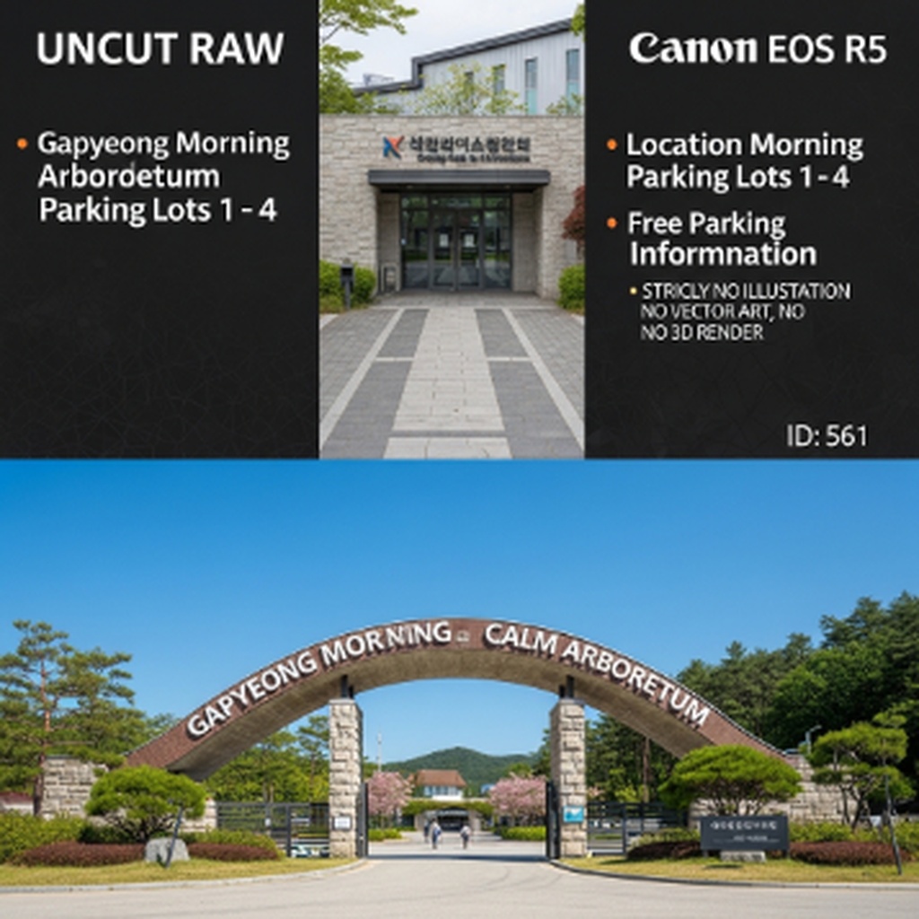 가평 아침고요수목원 제1~4주차장 위치 및 무료 주차 안내