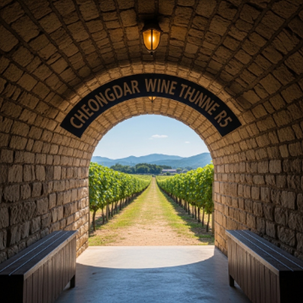 청도 와인터널 여름 실내 데이트 코스 및 감와인 시음법