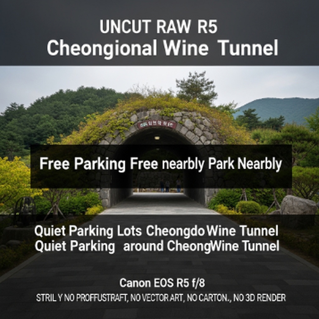 청도 와인터널 무료 주차장 정보 및 가까운 곳에 주차하는 방법