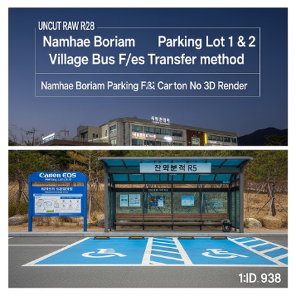 남해 보리암 제1, 2주차장 요금 및 마을버스 환승 방법