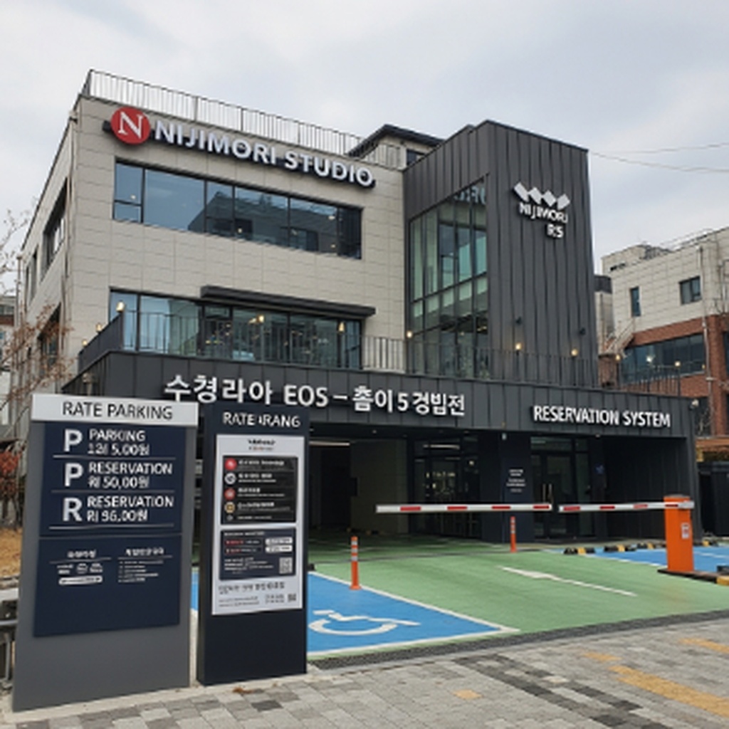 동두천 니지모리 스튜디오 전용 주차장 요금 및 주차 예약제 확인