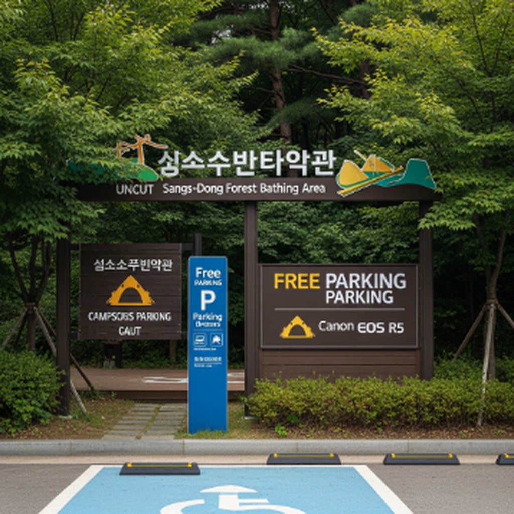 대전 상소동 산림욕장 입구 앞 무료 주차장 및 캠핑장 주차 정보
