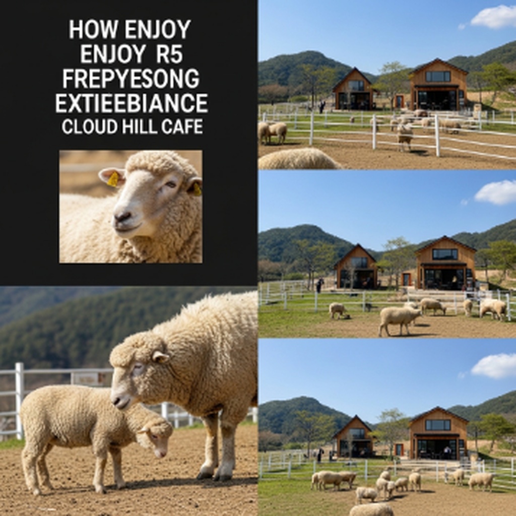 가평 양떼목장 먹이 주기 체험과 클라우드 언덕 카페 즐기는 방법