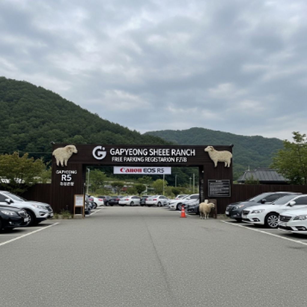 가평 양떼목장 주차장 위치 및 무료 주차 등록 방법