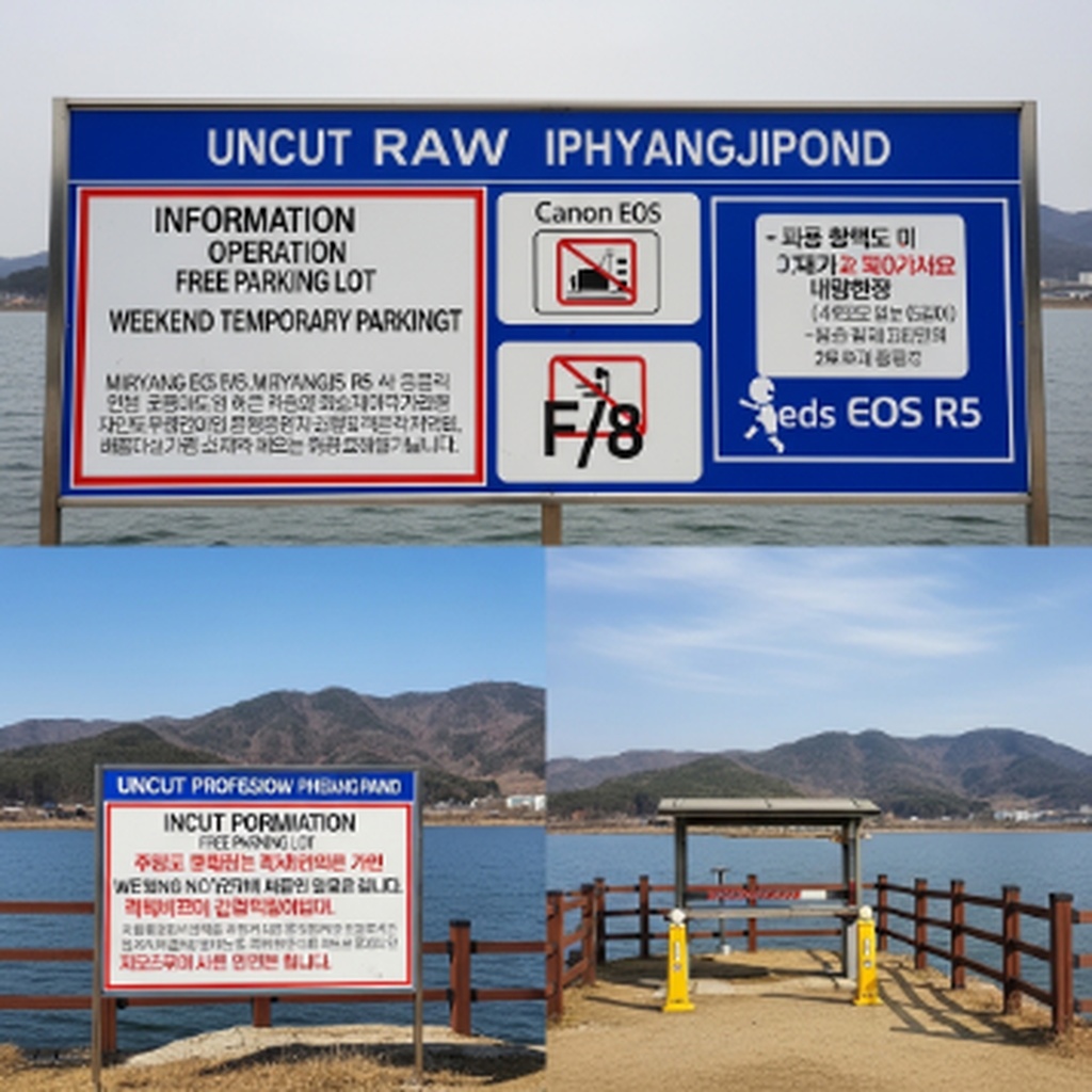 밀양 위양지 입구 무료 주차장 및 주말 임시 주차장 운영 정보