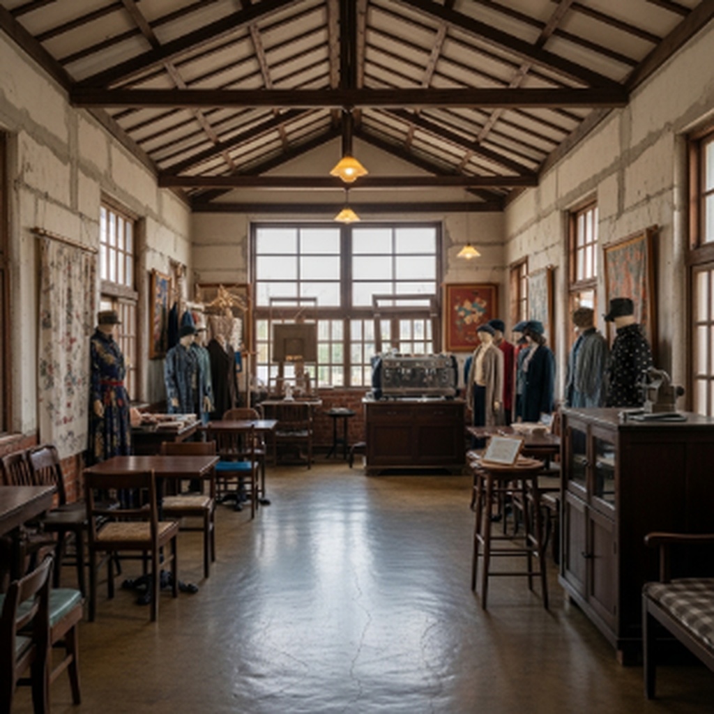 인천 강화도 조양방직 레트로 카페 인테리어 및 전시물 관람