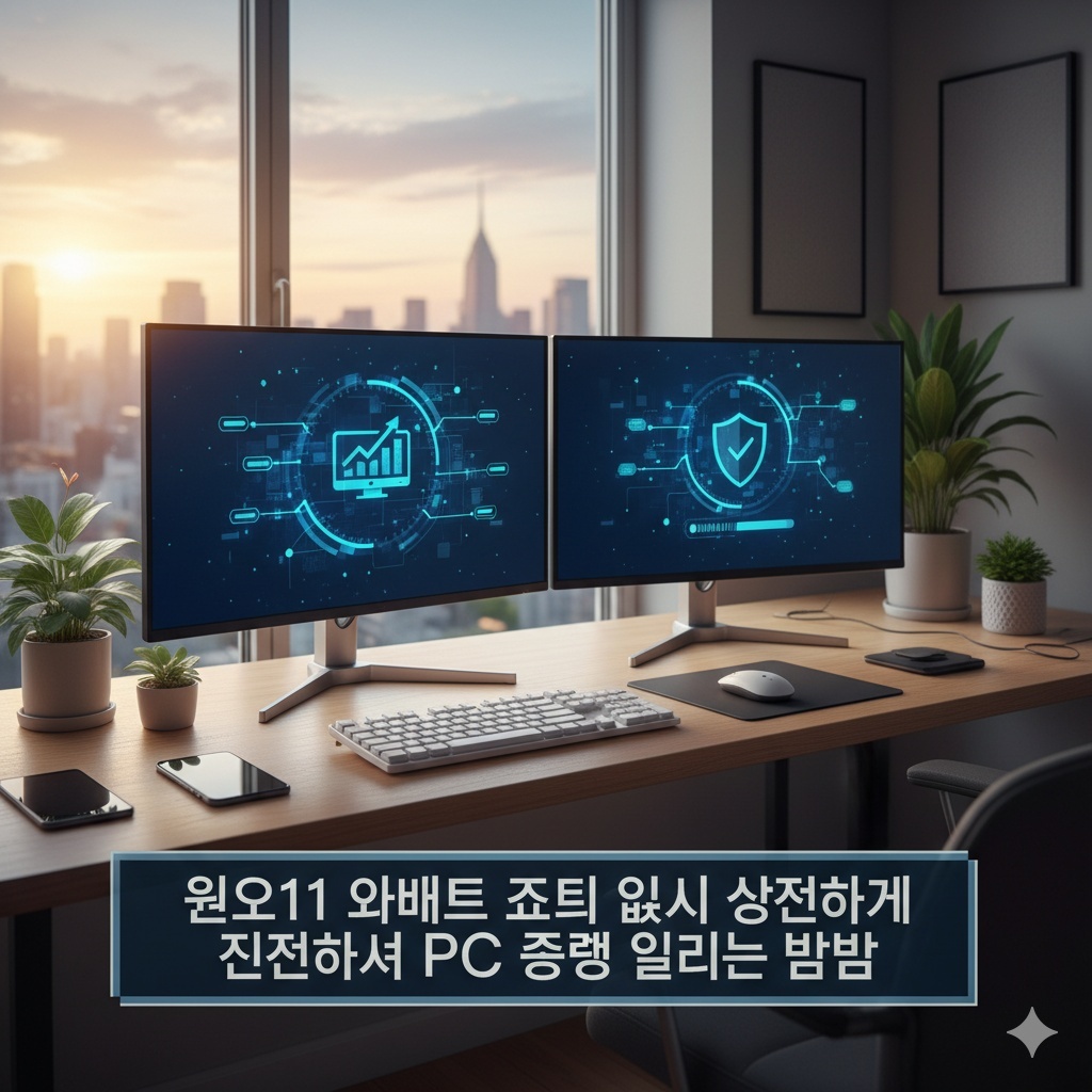 윈도우11 업데이트 실패 없이 안전하게 진행하여 PC 성능 올리는 방법