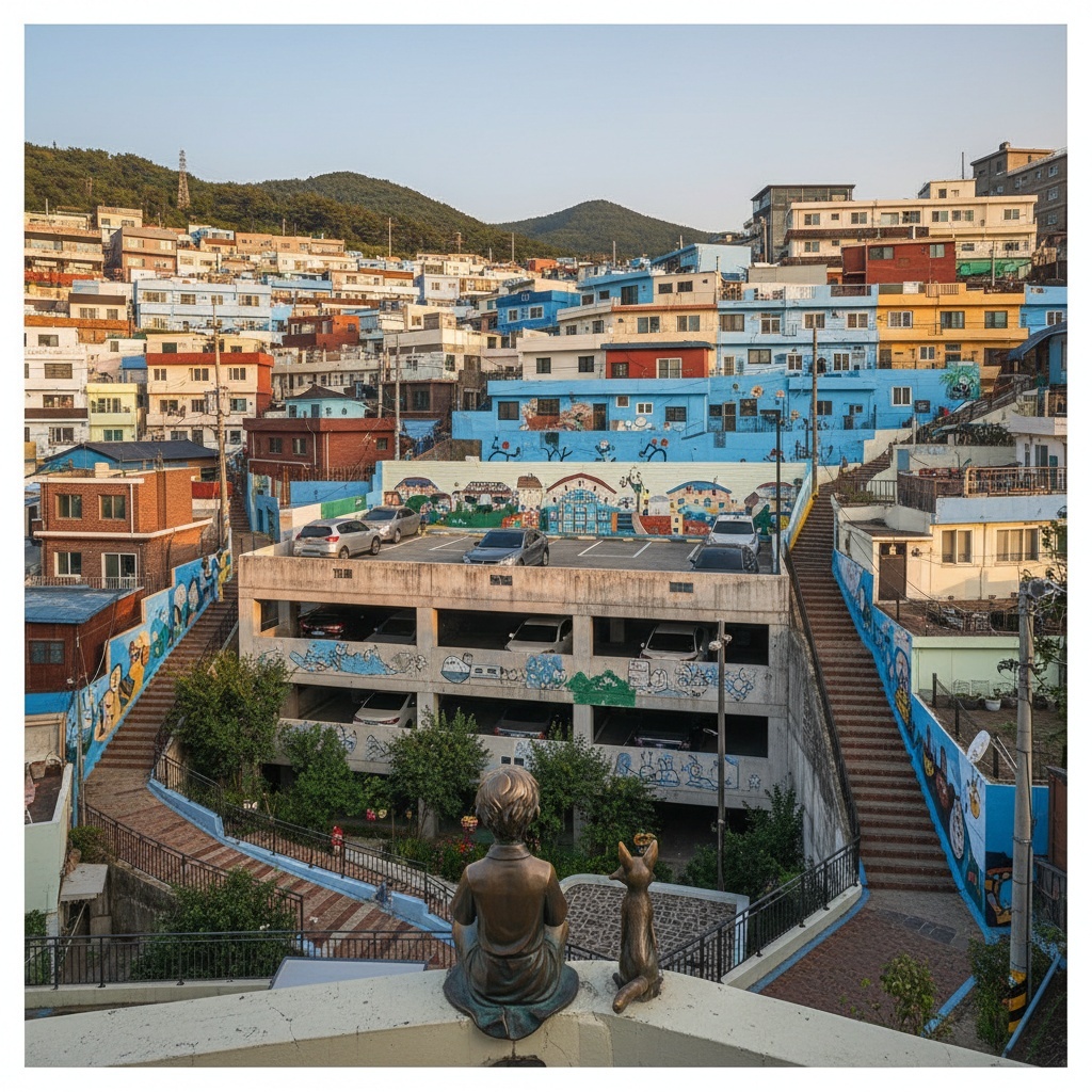 부산 감천문화마을 어린왕자 포토존과 주차 걱정 없이 즐기는 방법