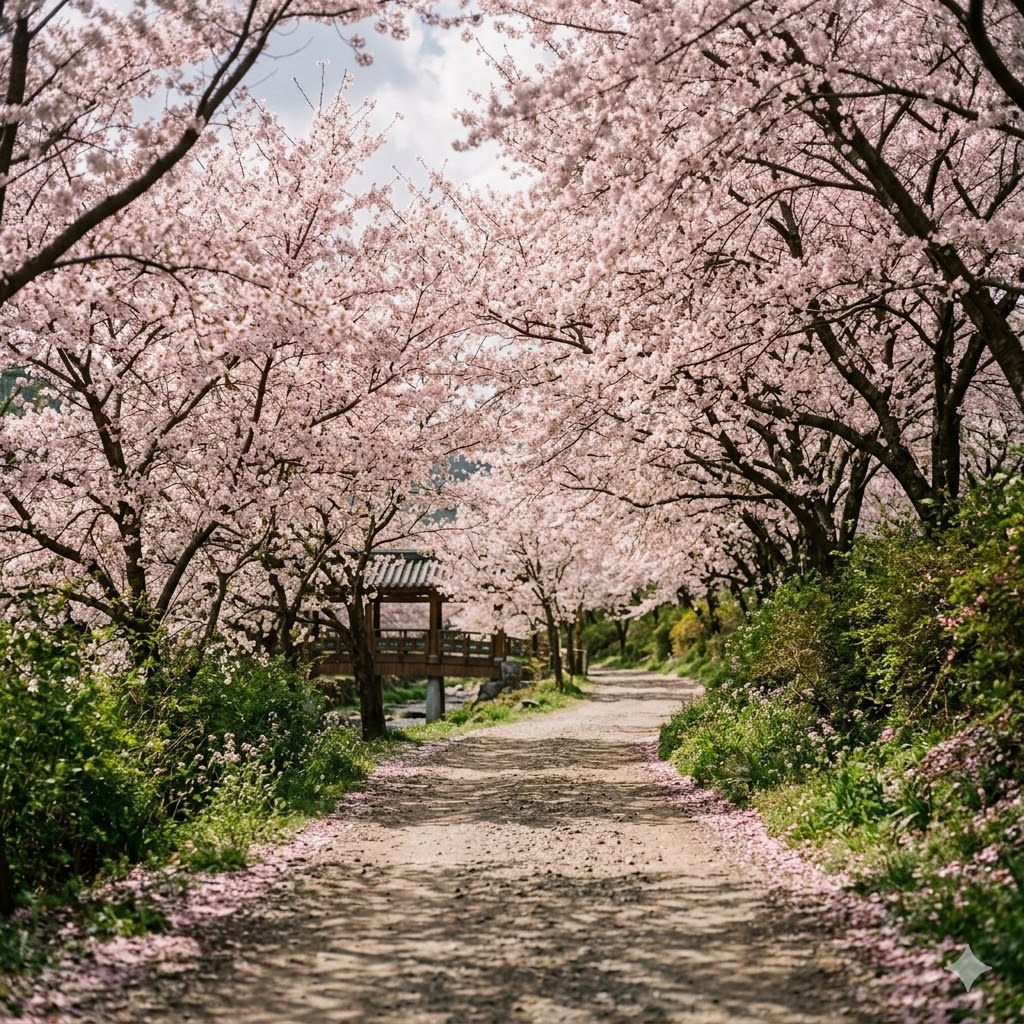 경주 벚꽃 개화 시기에 맞춰 실패 없는 인생 사진 남기는 방법