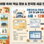 가을 국내여행지 추천 베스트 3, 당일치기 1박2일 완벽 코스