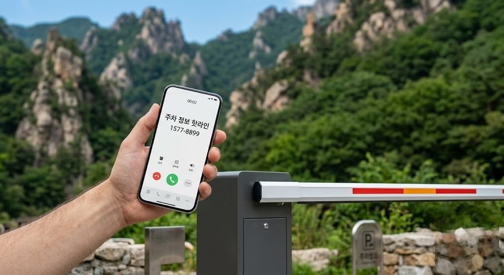 설악산 소공원 주차장 요금 전화 확인 방법